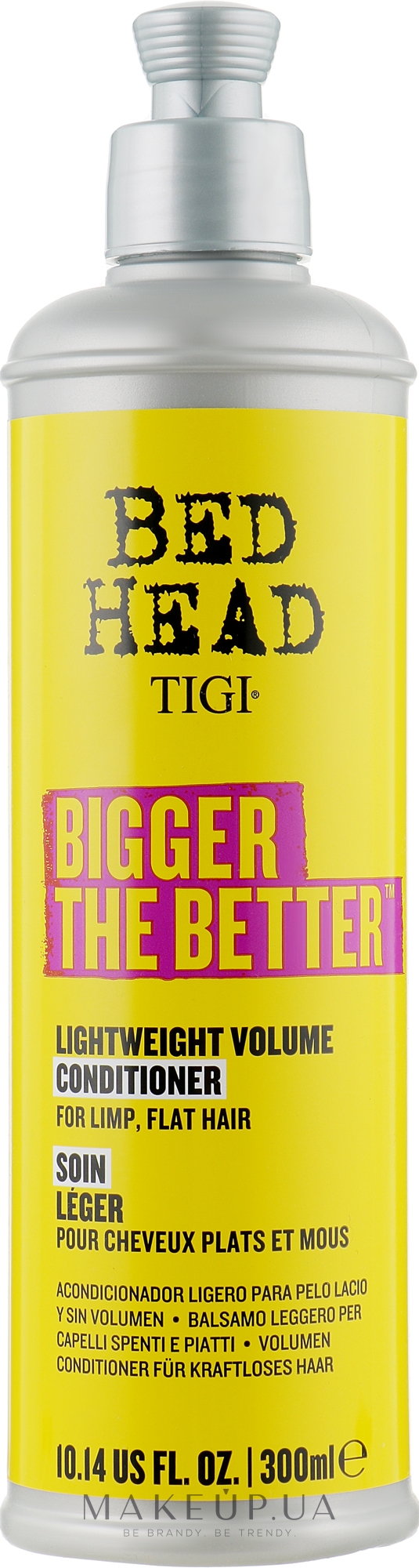 Кондиционер для придания объема - Tigi Bed Head Bigger The Better Lightweight Volume Conditioner — фото 300ml