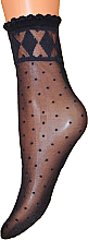 Парфумерія, косметика Жіночі фантазійні шкарпетки "Monica", marine - Veneziana