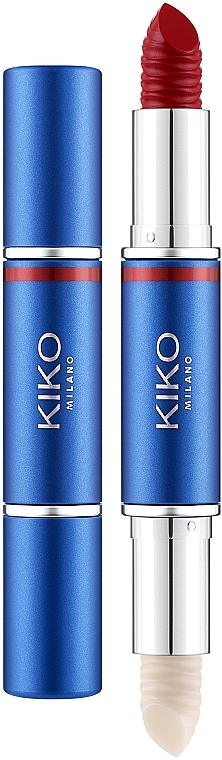 Помада и база для губ - Kiko Milano Blue Me 3d Effect Lipstick Duo — фото N1