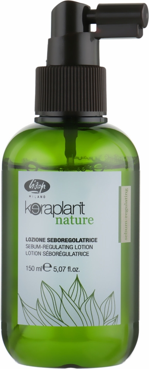 Лосьон для регулирования жирности волос - Lisap Keraplant Nature Sebum-Regulating Lotion — фото N4