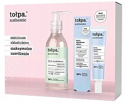 Духи, Парфюмерия, косметика Набор - Tolpa Authentic (cl/gel/195ml + f/cr/40ml)