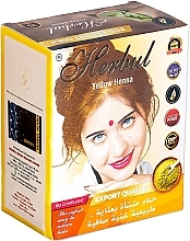 Хна для волос, желтая - Herbul Yellow Henna — фото N2