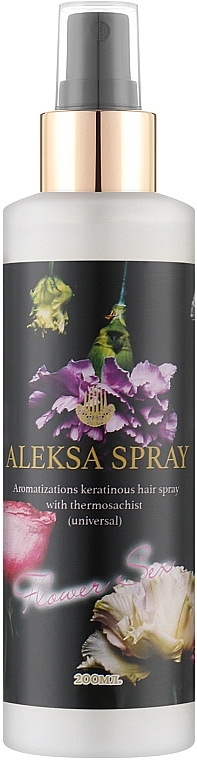 Aleksa Spray - Ароматизированный кератиновый спрей для волос AS30 — фото N1