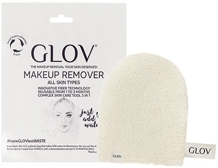 Рукавичка для снятия макияжа, бежевая - Glov On-The-Go Makeup Remover — фото N1