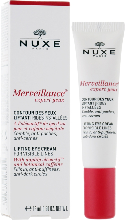 Крем для контуру очей - Nuxe Mervelliance Expert Yeux — фото N1