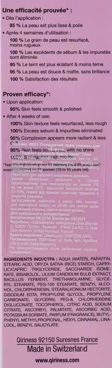 Очищающий крем-гоммаж для лица - Qiriness Radiant Enzymatic Buffing Cream — фото N2