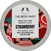 Масло для тела "Клубника" - The Body Shop Strawberry 96H Nourishing Moisture Body Butter — фото N2
