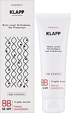 Сонцезахисний BB-крем - Klapp Multi Level Performance Sun Protection BB Cream SPF50 — фото N2