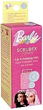 Скрабер-мочалка для пілінгу губ - Glov Lip Exfoliator Scrubex Barbie — фото N2
