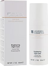 Освітлювальний нічний крем - Janssen Cosmetics Brighening Night Care — фото N1