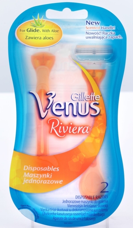 Набор одноразовых бритвенных станков - Gillette Venus Riviera — фото N1