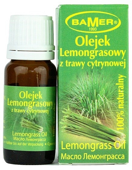 Натуральна ефірна олія "Лемонграс" - Bamer Lemongrass Oil — фото N1