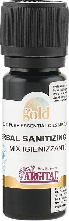 Смесь эфирных масел - Argital Gold 100% Pure Essential Oil Sanitizing Mix — фото N1