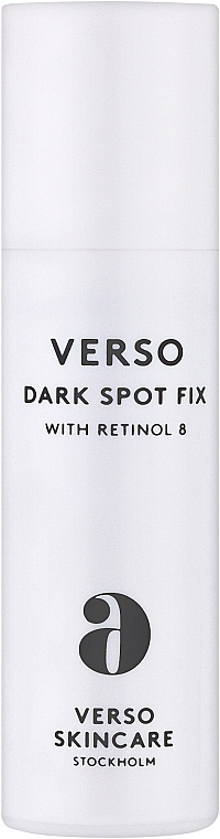 Крем-коректор проти пігментних плям - Verso Dark Spot Fix with Retinol 8 (тестер) — фото N1