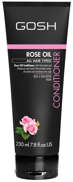 Кондиціонер для волосся з трояндовою олією - Gosh Rose Oil Conditioner — фото 230ml
