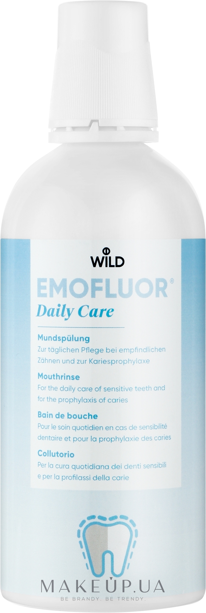 Ополаскиватель для полости рта "Ежедневный уход" - Dr. Wild Emofluor Daily Care — фото 500ml