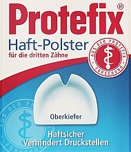 Фиксирующие прокладки для зубных протезов, верхняя челюсть - Protefix Haft-Polster — фото N1