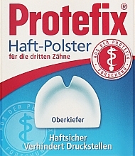 Фіксувальні прокладки для зубних протезів, верхня щелепа - Protefix Haft-Polster — фото N1