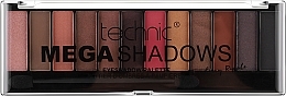 Палетка тіней для повік, 5 кольорів - Technic Cosmetics Mega Shadows Eyeshadow — фото N2