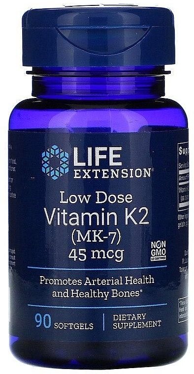 Пищевая добавка "Витамин К2" - Life Extension Vitamin K2 (MK-7) — фото N1