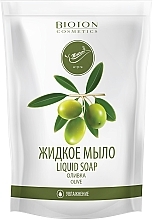 Жидкое мыло "Оливка" - Bioton Cosmetics Nature Liquid Soap (сменный блок) — фото N2