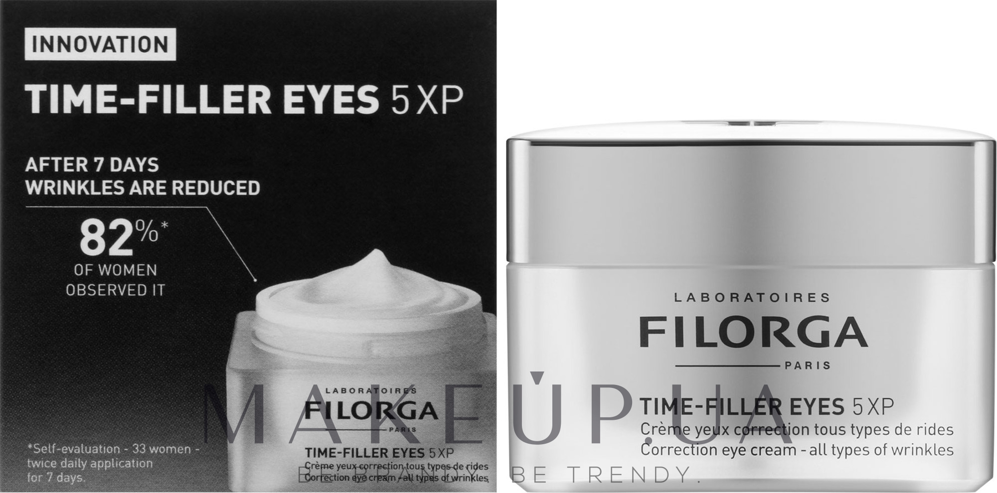 Корректирующий крем для глаз - Filorga Time-Filler Eyes 5XP Correction Eye Cream — фото 15ml