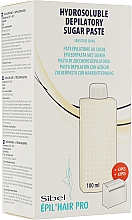 Парфумерія, косметика Набір - Sibel Epil Hair Pro Hydrosoluble Depilatory Sugar Paste Natural (cassettes/3x100ml + heads/2шт.)