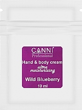 Парфумерія, косметика Крем ультразволожуючий для рук і тіла "Лісові ягоди" - Canni Hand & Body Cream (саше)
