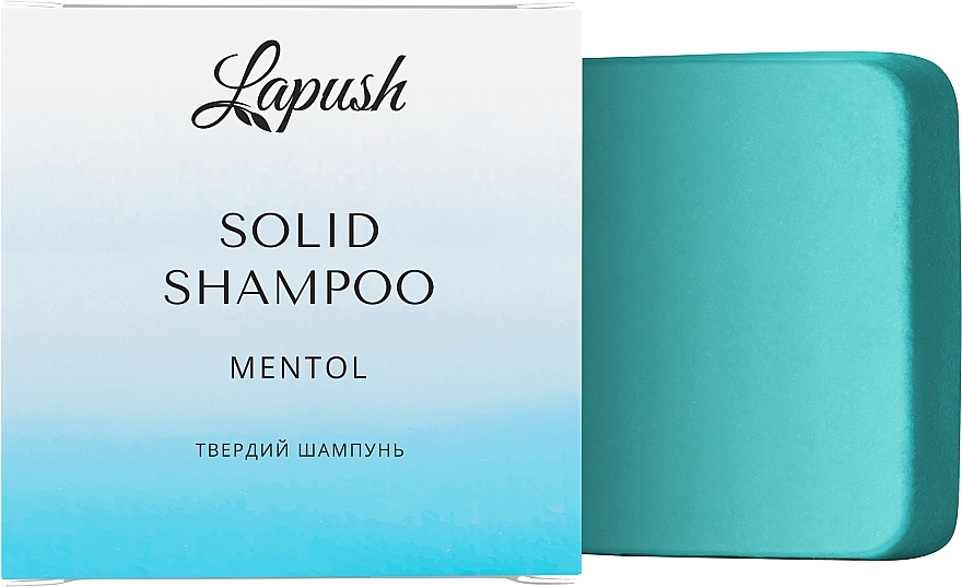 Шампунь твердый "Mentol" - Lapush Solid Shampoo