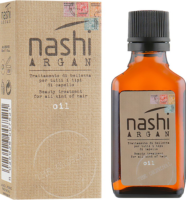 УЦЕНКА Масло косметическое для всех типов волос - Nashi Argan * — фото N1