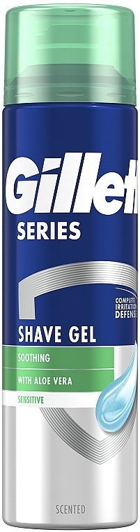 УЦЕНКА Гель для бритья для чувствительной кожи - Gillette Series Sensitive Skin Shave Gel For Men * — фото N3