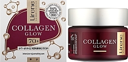 Відновлюючий крем для обличчя проти зморшок 70+ - Lirene Collagen Glow Anti-Wrinkle Repairing Cream — фото N2