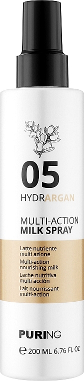 Мультиактивное питательное молочко-спрей - Puring Hydrargan Multi-Action Milk Spray — фото N1
