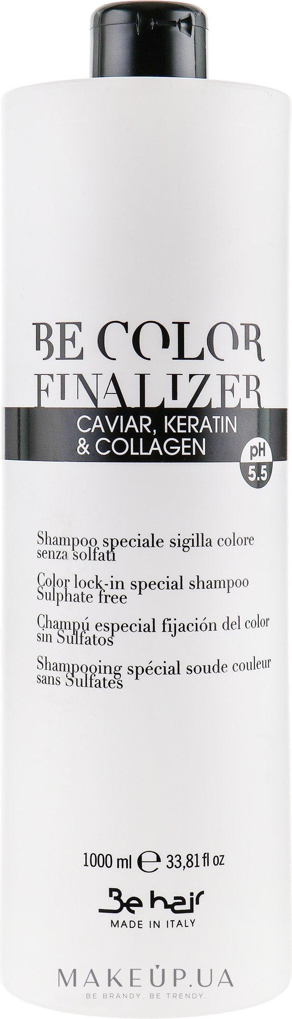 Шампунь-закрепитель после окрашивания волос - Be Hair Be Color Finalizer Keratin & Collagen — фото 1000ml