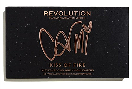 Палетка для макияжа глаз - Makeup Revolution X Carmi Kiss Of Fire Palette — фото N2