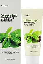 Крем для рук с экстрактом зеленого чая - Eshumi Green Tea Stress Relief Hand Cream — фото N2