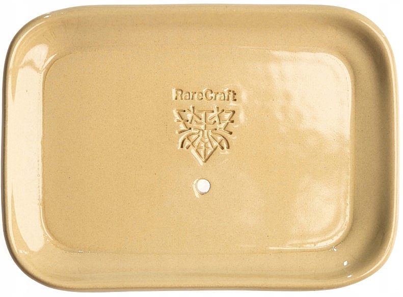 Мыльница керамическая, кремовая - RareCraft Soap Dish — фото N1