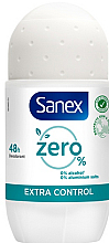 Дезодорант «Екстраконтроль» - Sanex Zero% Extra Control 48h Desodorant Roll-on — фото N1