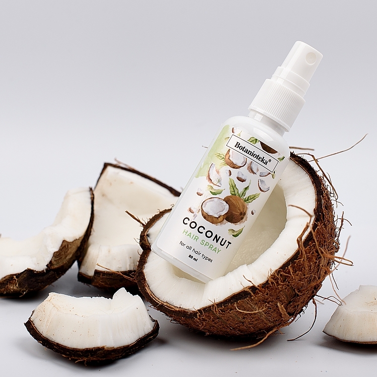 Кокосовий мультиспрей для гладкості волосся - Botanioteka Hair Spray Coconut — фото N4