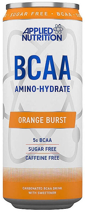 Энергетик без кофеина "Апельсиновый взрыв" - Applied Nutrition BCAA Amino-Hydrate Cans — фото N1