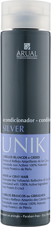 Кондиціонер для світлого й сивого волосся - Arual Unik Silver Conditioner — фото N1