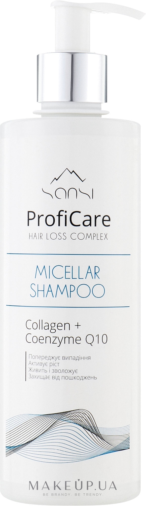Мицеллярный шампунь - Sansi ProfiCare Hair Loss Complex Micellar Shampoo — фото 400ml