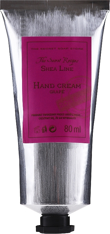 Крем для рук "Виноград" - Soap&Friends Shea Line Hand Cream Grape — фото N4