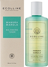 Балансувальний тонер для обличчя з медом манука та олією марули - Ecolline Manuka Marula Balancing Toner — фото N2