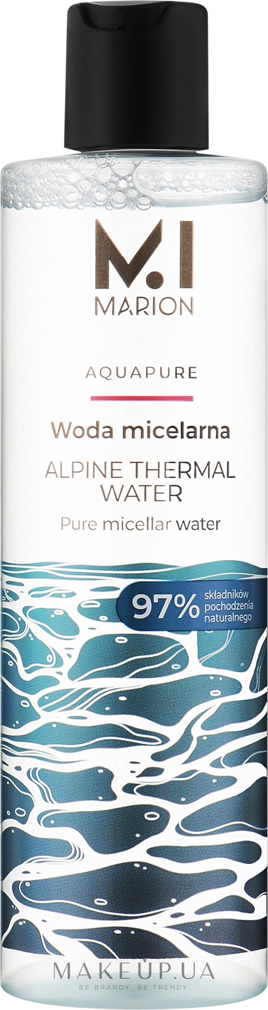 Міцелярна вода з термальною водою - Marion Aquapure Alpine Thermal Water Pure Micellar Water — фото 300ml