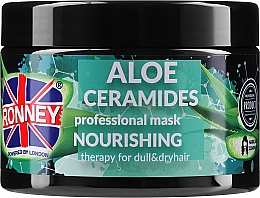 Духи, Парфюмерия, косметика Маска для сухих и тусклых волос - Ronney Professional Aloe Ceramides Mask Nourishing