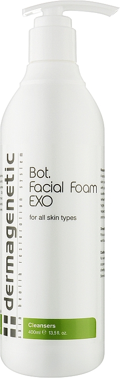 УЦІНКА Очищувальна пінка для вмивання з гранулами - Dermagenetic Bot. Facial Foam EXO * — фото N1