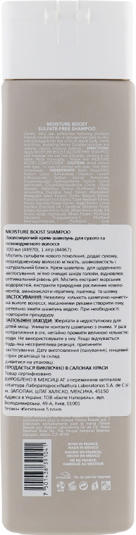 Зволожувальний шампунь для сухого і пошкодженого волосся - Patrice Beaute Moisture Boost Sulfate-Free Shampoo — фото N2