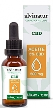 Духи, Парфюмерия, косметика Масло для лица - Alvinatur CBD 5% Oil