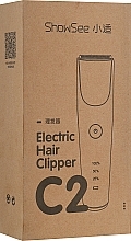 УЦІНКА Машинка для підстригання волосся - Xiaomi ShowSee Electric Hair Clipper White C2-W * — фото N1